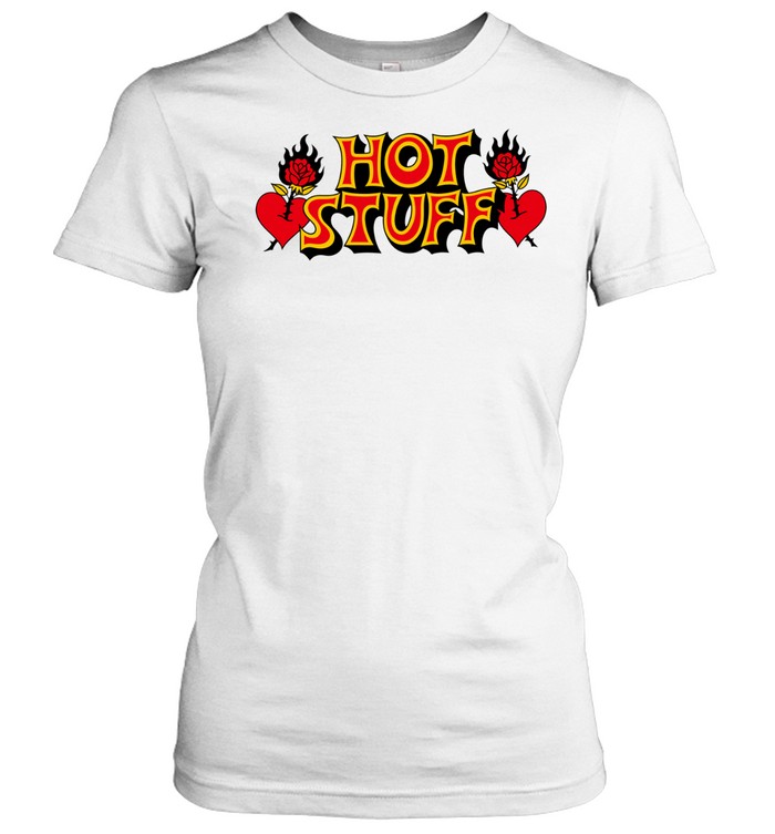Big Bud Press Hot Stuff Rose Heart Women T-Shirt