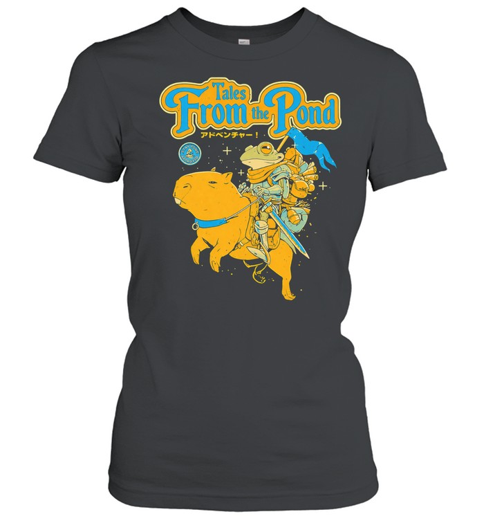 Capybara tales from the pond Women T-Shirt