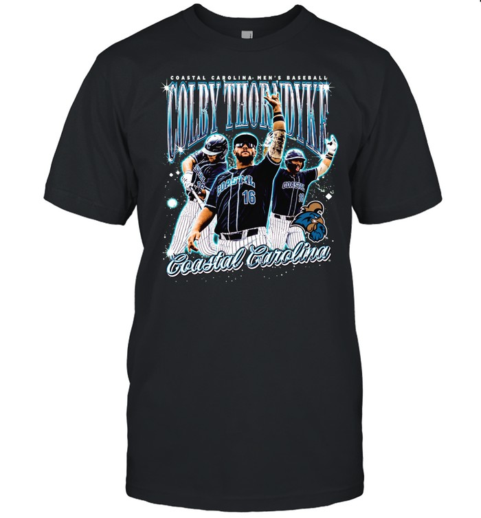 Colby Thorndyke Coastal Carolina Chanticleers Men’s Baseball Player Unisex T-Shirt
