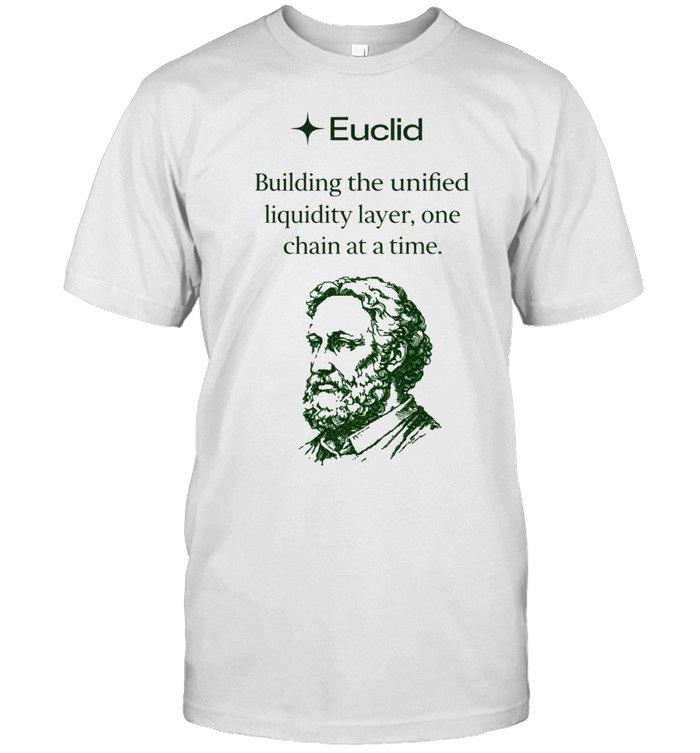 Euclid Building The Unified Liquidity Layer One Chain At A Time Statue Unisex T-Shirt