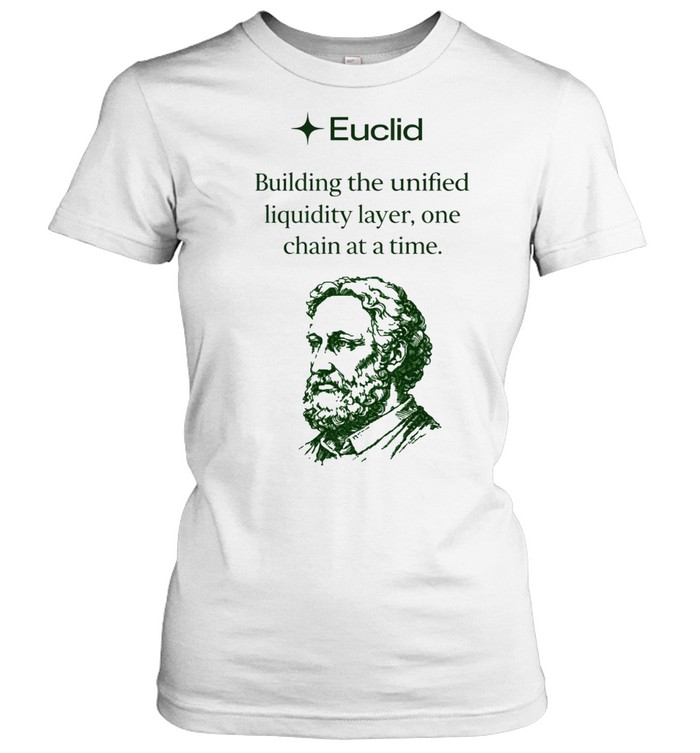 Euclid Building The Unified Liquidity Layer One Chain At A Time Statue Women T-Shirt