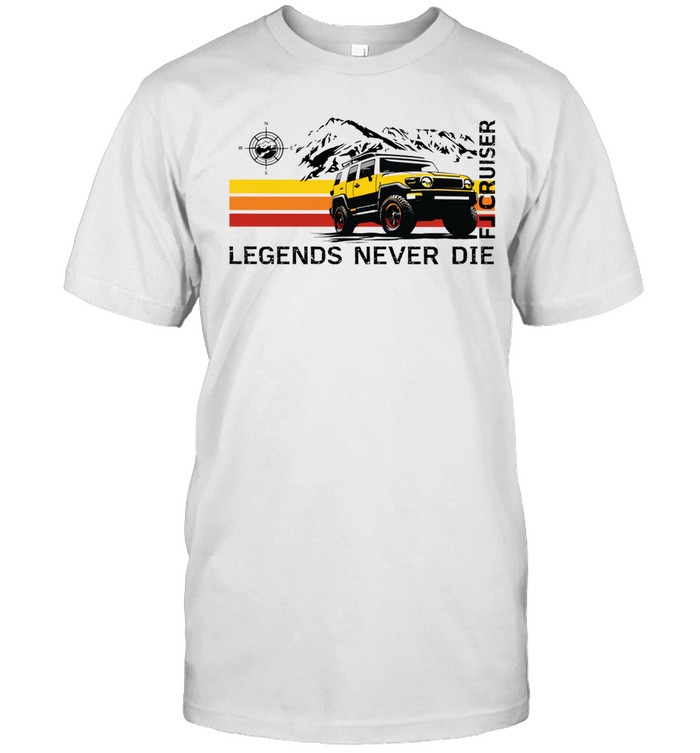 FJ Cruiser legends never die mountain retro Unisex T-Shirt