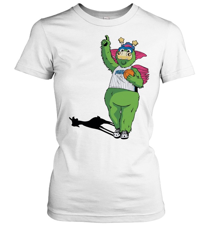 Gary Harris Wearing Stuff Orlando Magic Mascot Women T-Shirt