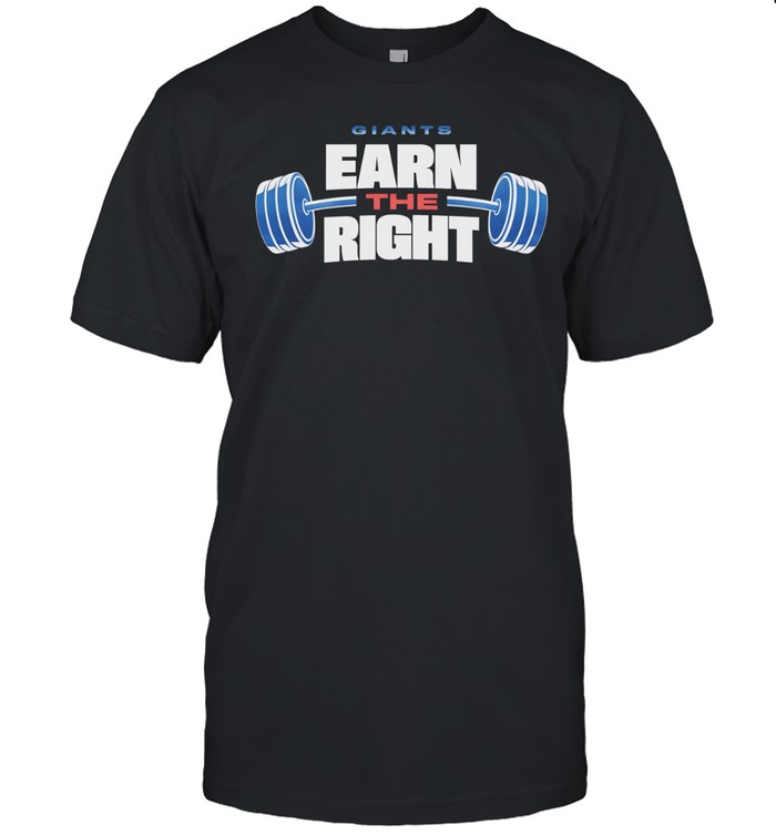 Giants Earn the right Unisex T-Shirt