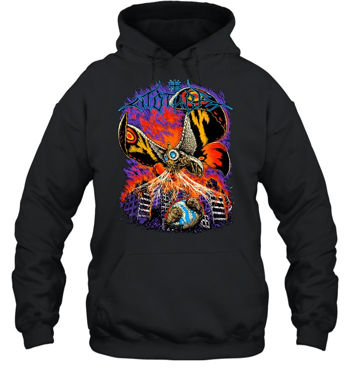 Godzilla Mothra Metalcropolis Hoodie