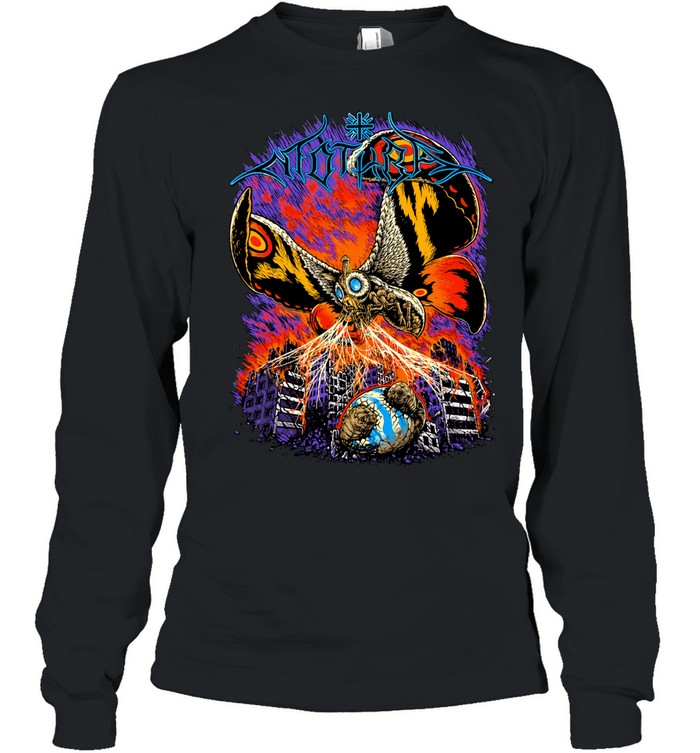Godzilla Mothra Metalcropolis Long Sleeve Tee