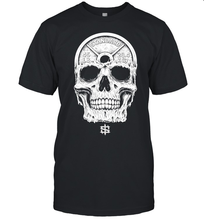 Iron Sanctuary Weights On My Mind Skull Unisex T-Shirt
