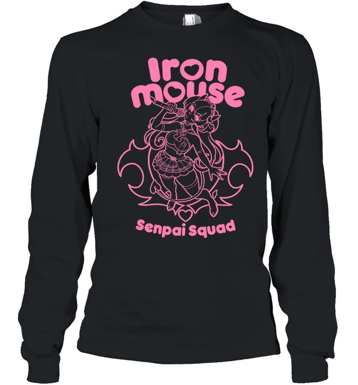 Ironmouse x Senpai Squad Long Sleeve Tee
