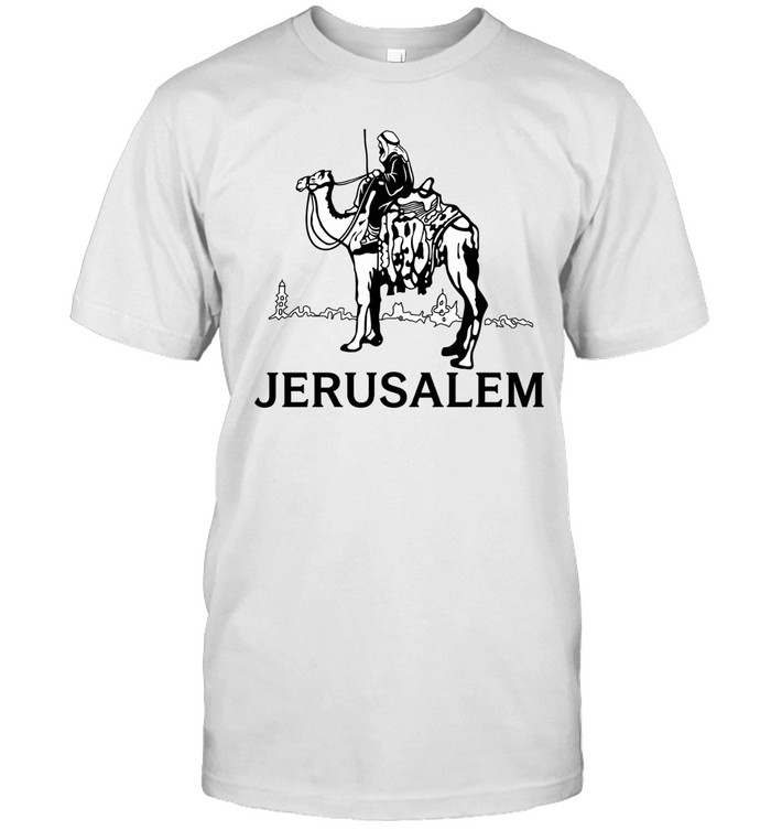 Jerusalem riding camel Unisex T-Shirt