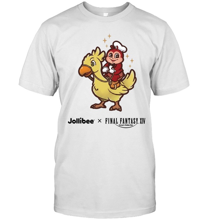 Jollibee Final Fantasy XIV Hear Feel Think Chocobo Unisex T-Shirt