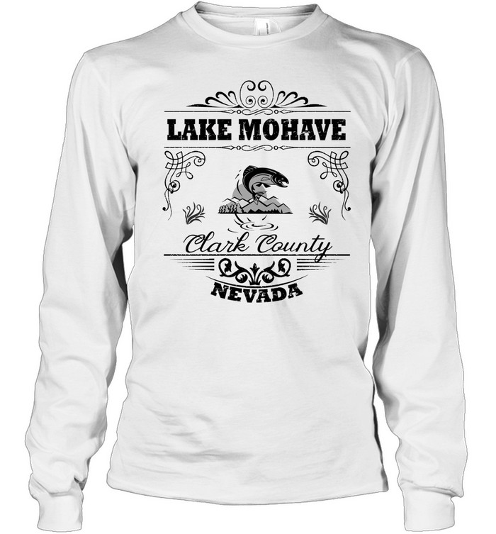 Lake Mohave Nevada Retro Desert Escape Long Sleeve Tee