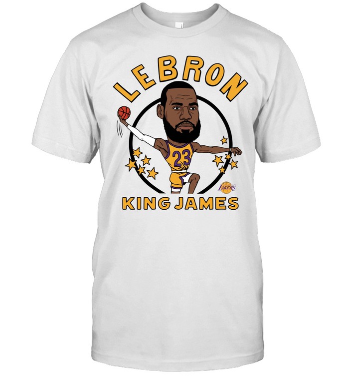 Lakers LeBron James Caricature Unisex T-Shirt