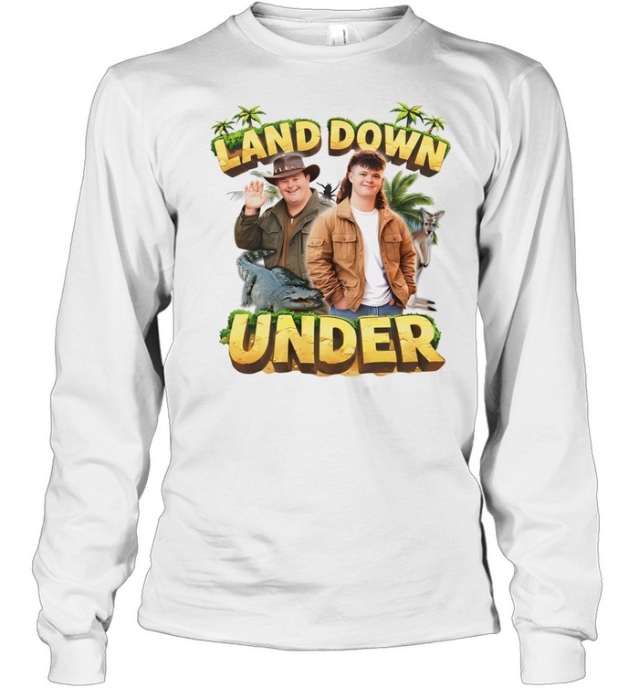 Land down under down syndrome graphic Long Sleeve Tee