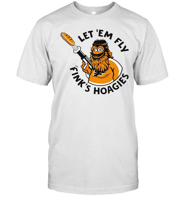 Let ’em fly fink’s hoagies Philadelphia Flyers Unisex T-Shirt