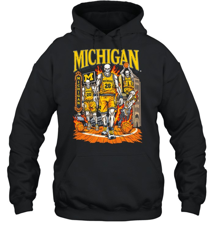 Michigan Wolverines x Sana Detroit Skelly Hoodie