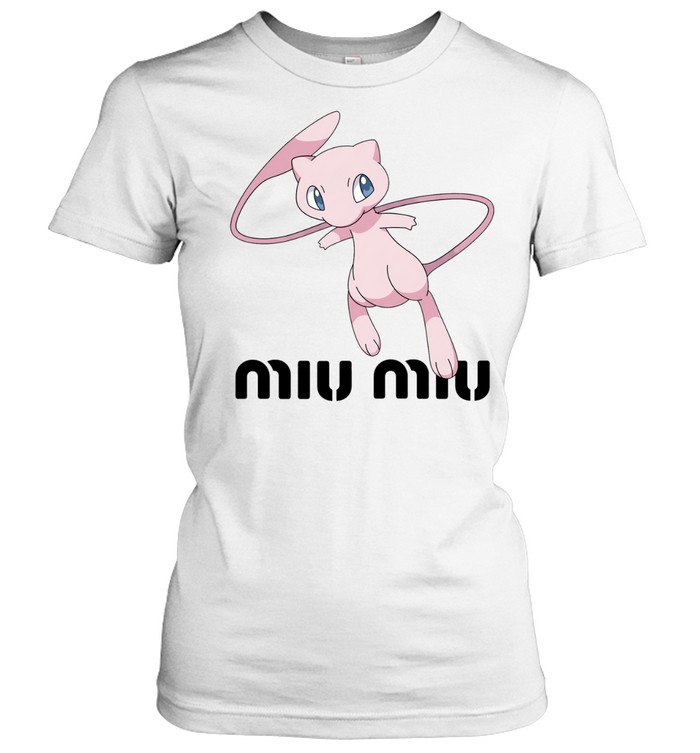 Miu Miu Pokemon Mew Women T-Shirt
