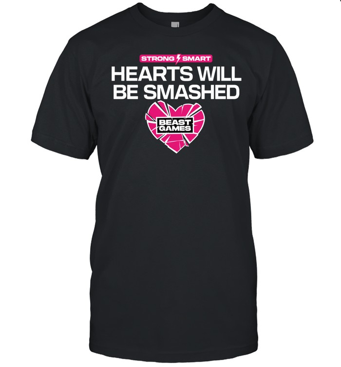 Mrbeast Games Hearts Will Be Smashed Strong Smart Unisex T-Shirt