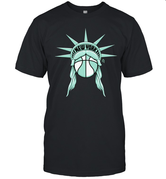 New York Knicks Lady Liberty Basketball Unisex T-Shirt