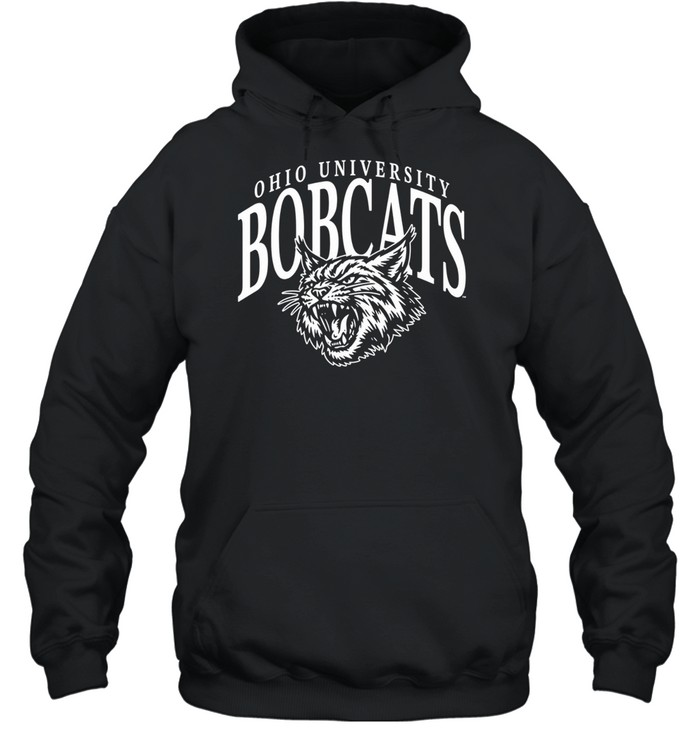 Ohio University Bobcats logo Bobcat face Hoodie