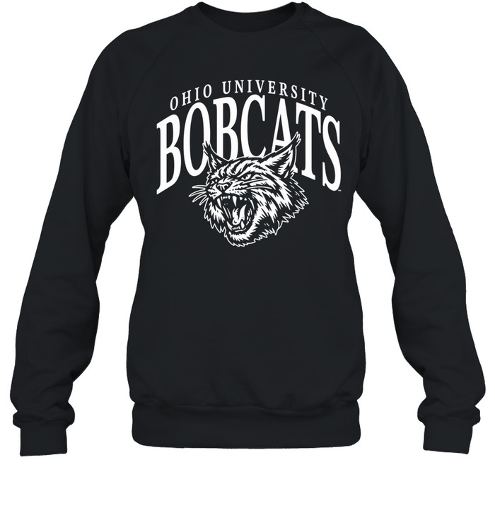 Ohio University Bobcats logo Bobcat face Sweatshirt