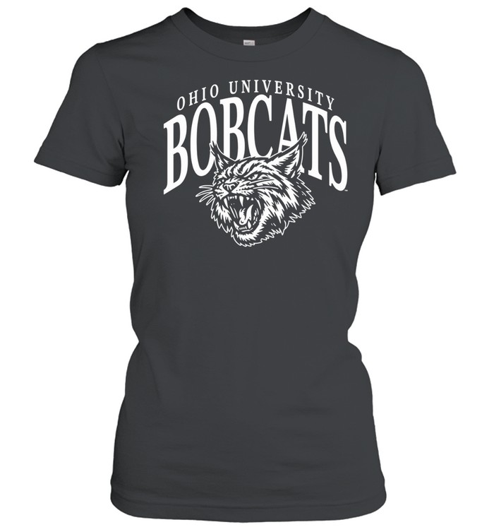Ohio University Bobcats logo Bobcat face Women T-Shirt