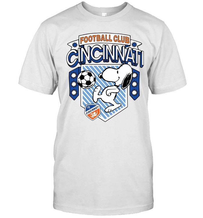 Orange FC Cincinnati x Peanuts Snoopy Unisex T-Shirt