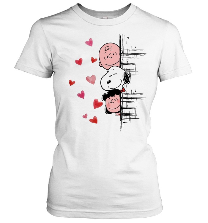 Peanuts Snoopy and friends cuter than Cupid cartoon Graphic Women T-Shirt