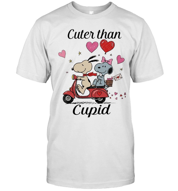 Peanuts Snoopy and friends cuter than Cupid cartoon Unisex T-Shirt