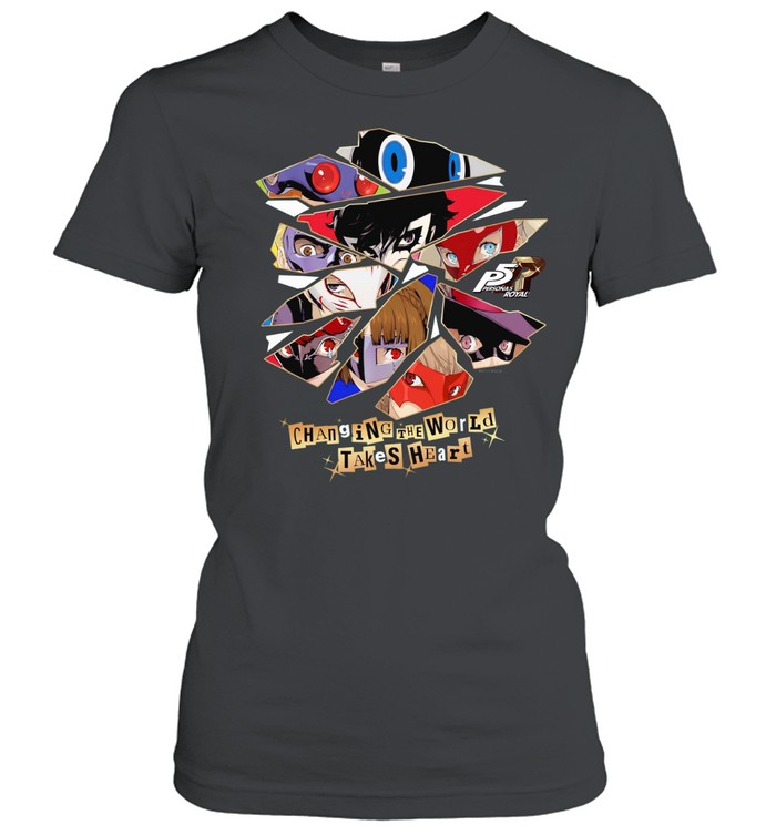 Persona 5 Royal Changing the World Takes Heart Women T-Shirt