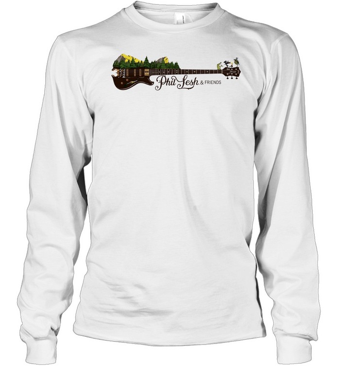 Phil lesh and friends bass mountain guitar Long Sleeve Tee