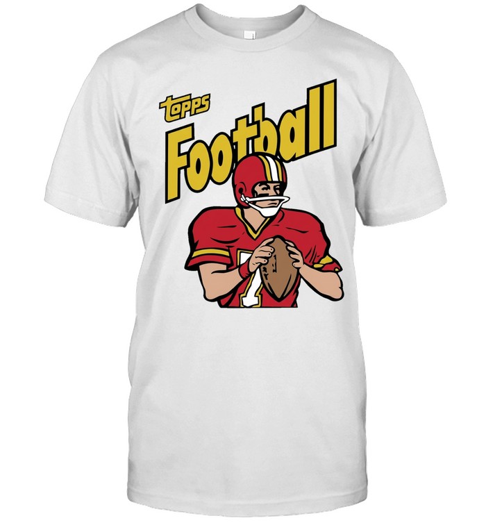 Quarterback Player 7 Topps football 3D retro Unisex T-Shirt