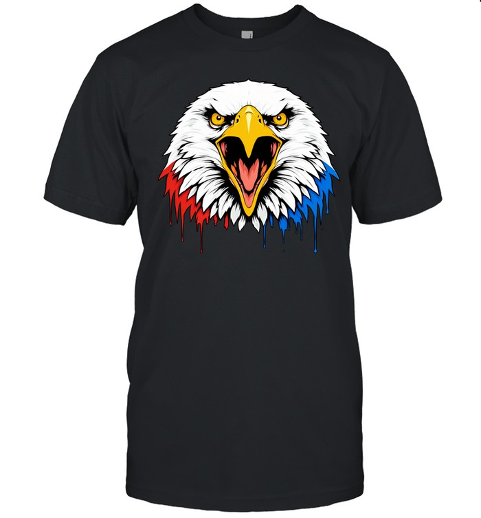 Screaming Patriotic Eagle Unisex T-Shirt