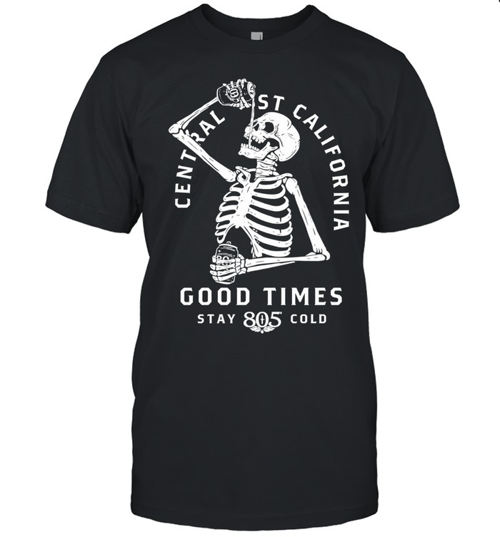 Skeleton central coast California good times Unisex T-Shirt
