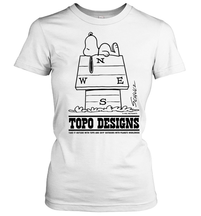 Snoopy happiness is taking the long way around Women T-Shirt