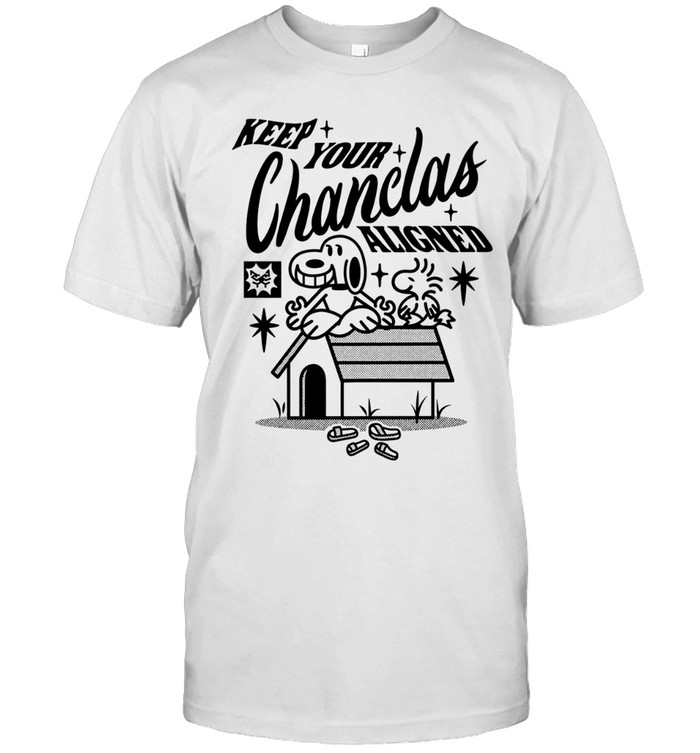 Snoopy keep your chanclas aligned Unisex T-Shirt