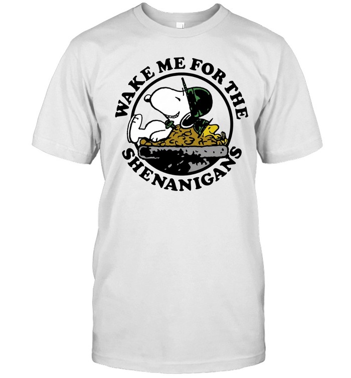 Snoopy Wake Me For The Shenanigans Unisex T-Shirt