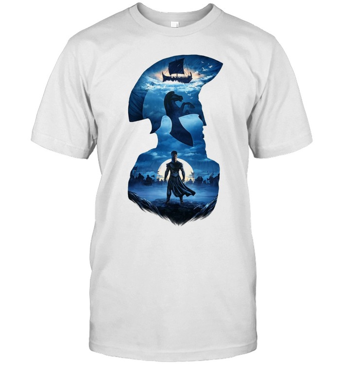 Spartan warrior defender of earthrealm silhouette Unisex T-Shirt