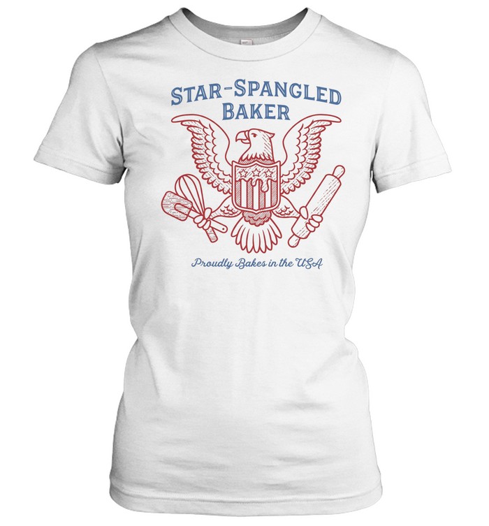Star-spangled baker proudly bakes in the USA Women T-Shirt