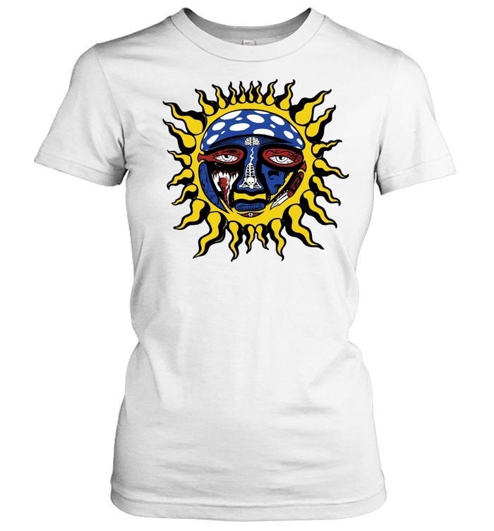 Sublime x Denver Nuggets Ball Arena Exclusive Sun logo Women T-Shirt