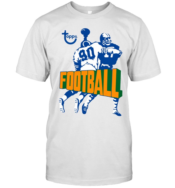 Two Players face to face Topps football retro Unisex T-Shirt