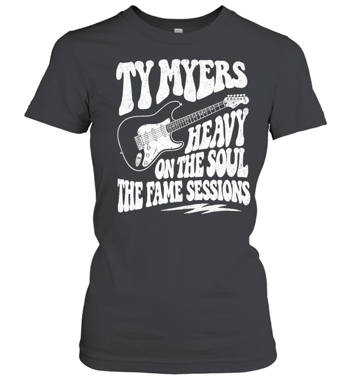 Ty Myers Heavy on the Soul Black Ringer Women T-Shirt