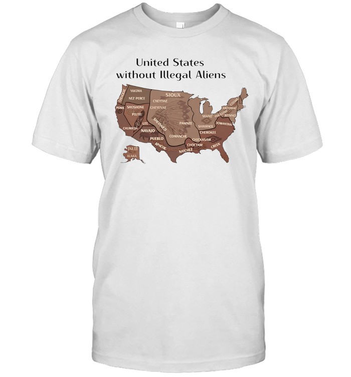 United States Without Illegal Aliens USA map Unisex T-Shirt