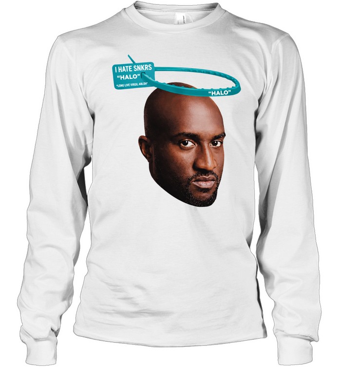 Virgil Abloh I hate Halo big face Women T-Shirt
