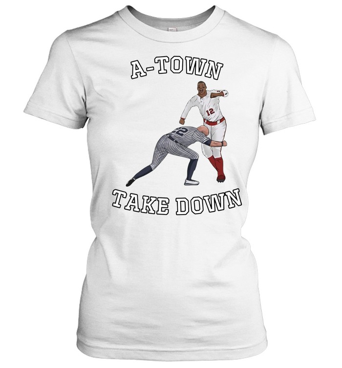 Walt Weiss vs Jorge Soler Atlanta Braves A-Town Take Down Women T-Shirt