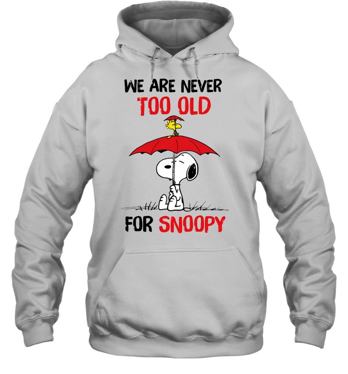 We Are Never Too Old For Beagles Funny Cute Dog Lover Quote Design Hoodie
