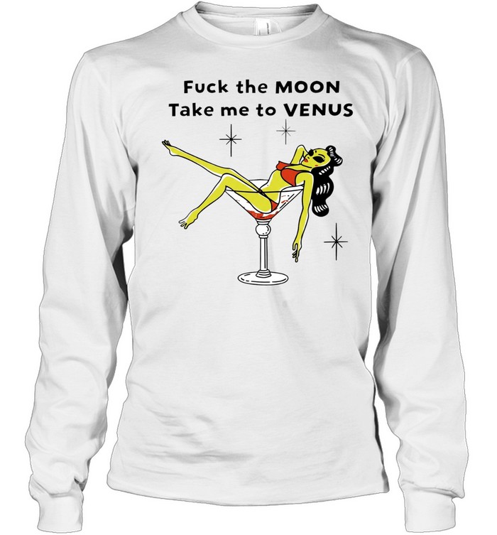 Western Aliens fuck the moon take me to venus Long Sleeve Tee