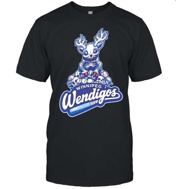 Winnipeg Wendigos skeleton baseball Unisex T-Shirt
