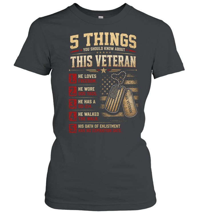 5 Things You Should Know About This Veteran Women T-Shirt