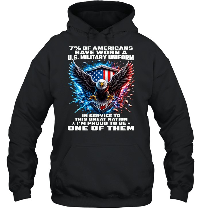 7% Of Americans Have Worn A U.S. Military Uniform Hoodie