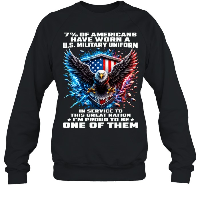 7% Of Americans Have Worn A U.S. Military Uniform Sweatshirt